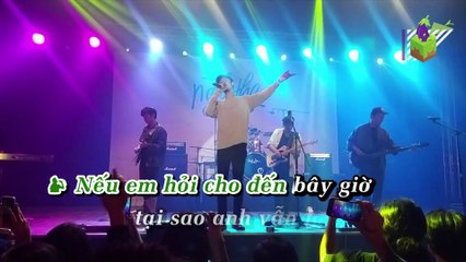 [Karaoke] Cho Tôi Lang Thang - Đen ft. Ngọt [Beat]