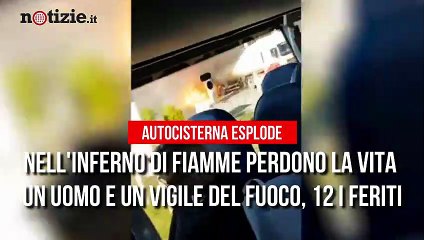 Rieti, inferno sulla salaria: esplode autocisterna, 2 morti e almeno 12 feriti | Notizie.it