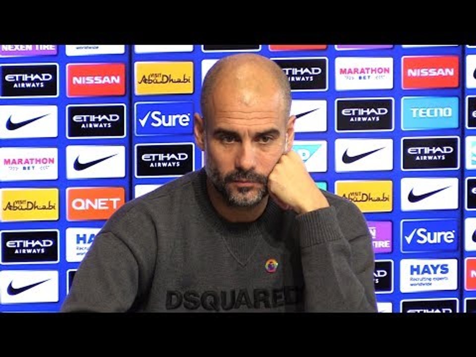 Pep Guardiola Embargoed Pre-Match Press Conference - Watford v Manchester City - Premier League