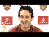 Unai Emery Embargoed Pre-Match Press Conference - Manchester United v Arsenal - Premier League