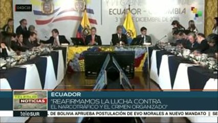 Ecuador y Colombia estrechan lazos binacionales