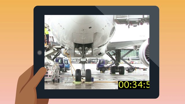 Sécurité des vols, agir ensemble au sol - Vérification de la hauteur de l'avion pendant le chargement et le déchargement