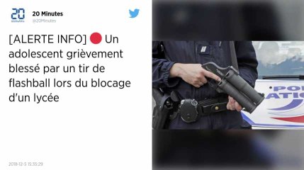 Loiret. Un lycéen grièvement blessé par un tir de flashball au cours d’un blocage.