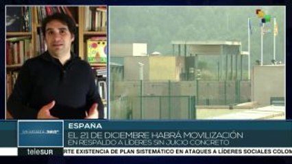 Catalanes respaldan huelga de hambre de independentistas presos