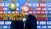 Conférence de presse AS Béziers - Grenoble Foot 38 (0-3) : Mathieu CHABERT (ASB) - Philippe  HINSCHBERGER (GF38) - 2018/2019