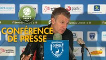 Conférence de presse Chamois Niortais - Valenciennes FC (1-0) : Patrice LAIR (CNFC) - Réginald RAY (VAFC) - 2018/2019