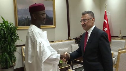 Cumhurbaşkanı Yardımcısı Oktay'ın kabulü - ANKARA