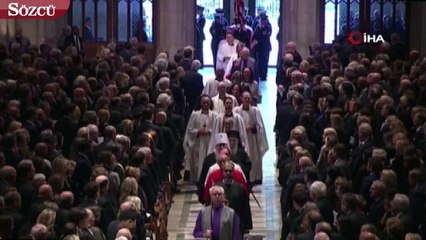 Baba Bush için devlet töreni düzenlendi