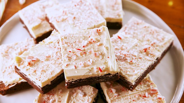 Peppermint Bark Brownies Are SO Much Better Than Holiday Cookies