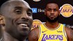 Lebron James Reacts to Kobe Bryant Saying He's Doing 