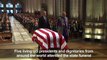 Emotions run high at the funeral of George H.W. Bush