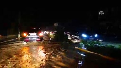 Girne'de şiddetli yağış - GİRNE