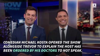 Trevor Noah Silenced Due to Voice Issue, Still Hosts 'The Daily Show'
