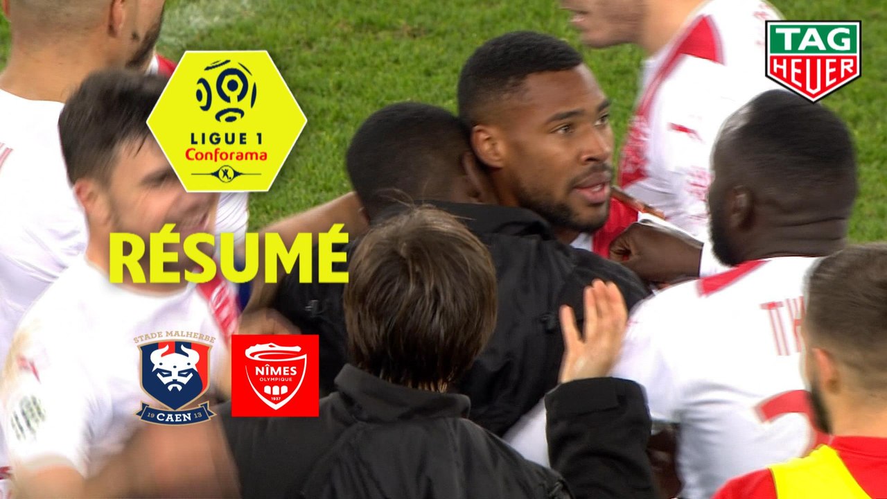 SM Caen - Nîmes Olympique (1-2)  - Résumé - (SMC-NIMES) / 2018-19