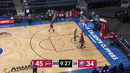 Tim Bond sends the shot away