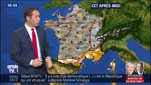 Un ciel très couvert et de la pluie sur tout le pays ce jeudi