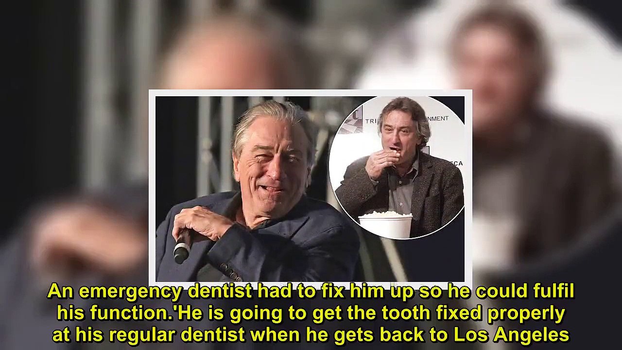 Robert De Niro, 75, 'left in agony after losing a tooth chomping on toast... after bread advert'
