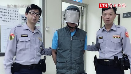 老天有眼！殺死人逃20年 違規左轉GG了！（草屯警分局提供）