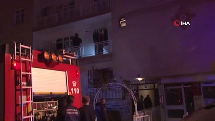 Başkent'te Korkutan Yangın...anne ve Oğlu Dumandan Zehirlendi