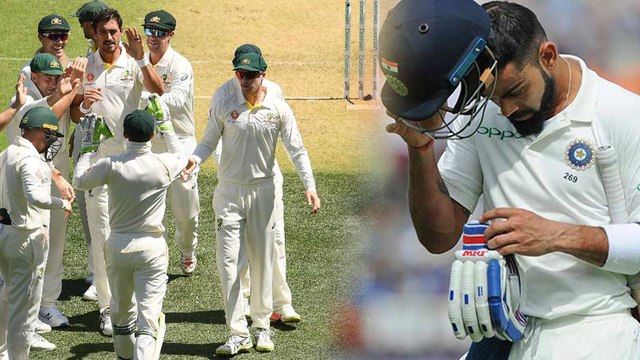 அடிலெய்டு முதல் டெஸ்ட்: ஆஸ்திரேலியா பௌலிங் ஆதிக்கம்