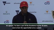 Tiger excited for challenge of being Presidents Cup captain
