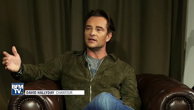 Un an après la mort de son père, David Hallyday prend la parole
