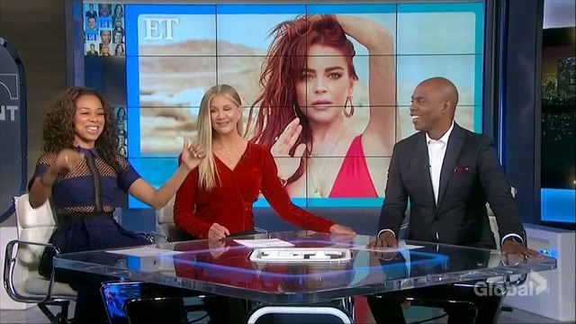 Ariana Grande, Pete Davidson et Lindsay Lohan-E.T.-4 décembre 2018