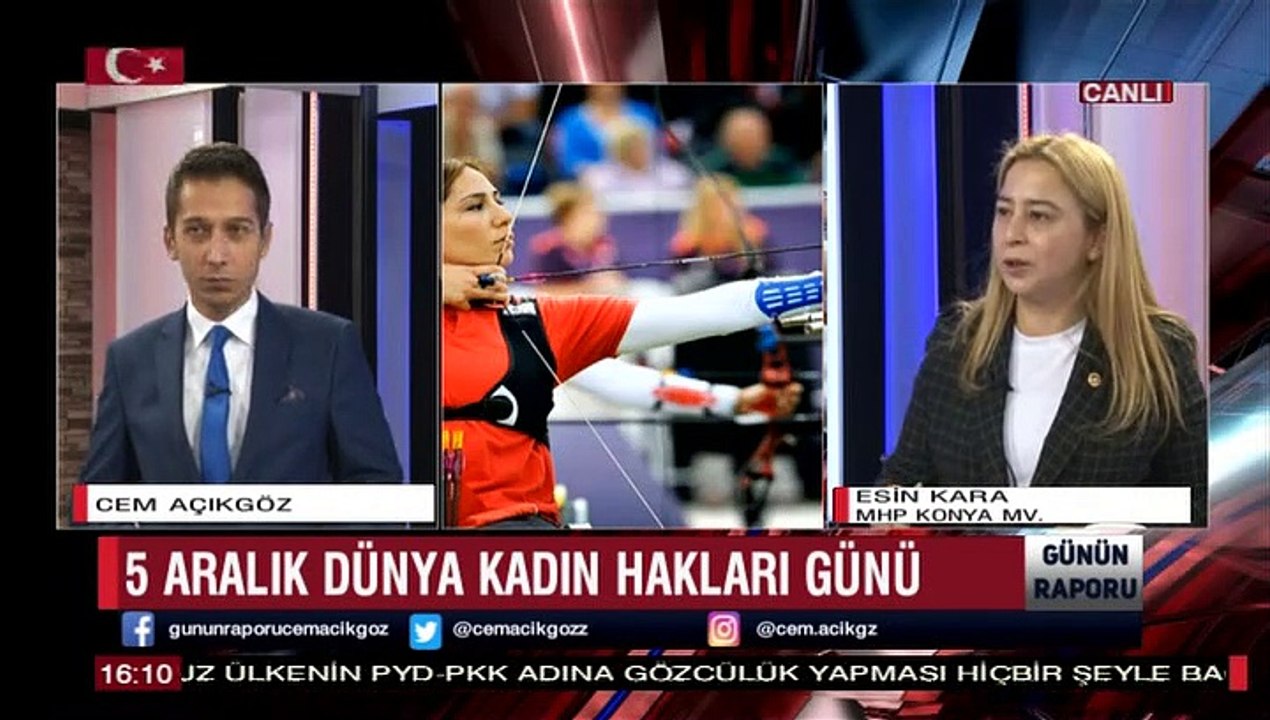 GÜNÜN RAPORU 5 ARALIK 2018 KONUK- ESİN KARA
