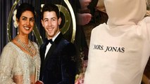 Priyanka Chopra Nick Jonas Wedding: PeeCee sports a Mrs Jonas jacket and we are loving it! | Boldsky