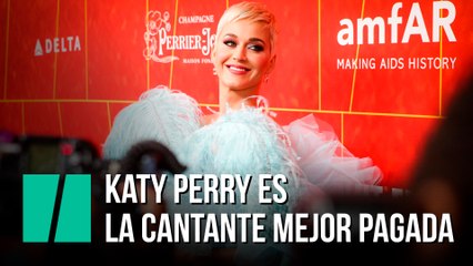 Katy Perry es la cantante mejor pagada del mundo