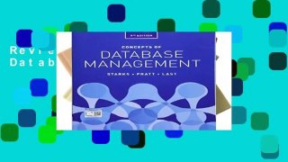 Review  Concepts of Database Management