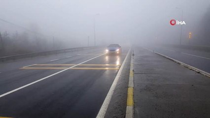 Bolu Dağı'nda Yoğun Sis