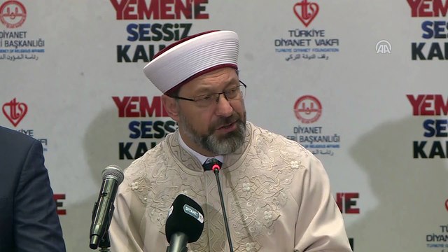 Diyanet İşleri Başkanı Erbaş: 'Milletimizi daha güçlü şekilde insanlığın vicdan yükünü taşıma seferberliğine davet ediyoruz' - ANKARA