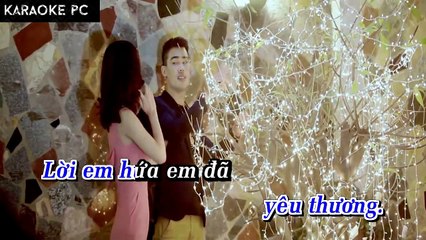 Karaoke Đừng Quên Anh Nhé - Long Bá Thích