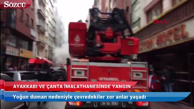 Fatih’te yangın! Dumanlar sokağı kapladı