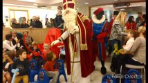 Les enfants de la pédiatrie du CHwapi Tournai on fêté la Saint-Nicolas