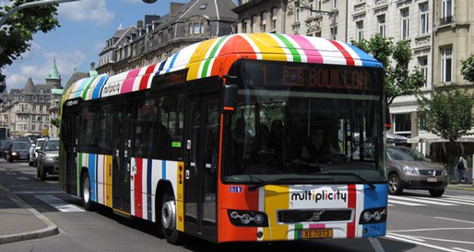 Lüksemburg'da Toplu Taşıma Araçları Ücretsiz Olacak