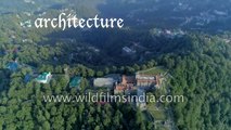 Architectural landmarks of India- aerial journey