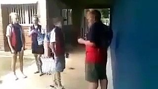 children fighting at school