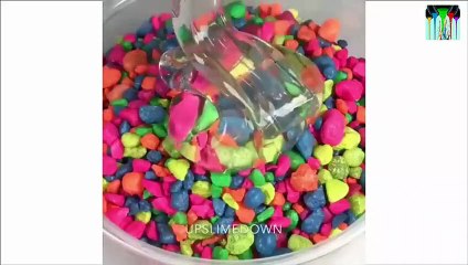 RANDOM SLIME COMPILAITON - Mixing Satisfying Slime ASMR Video !!