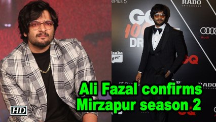 Ali Fazal confirms Mirzapur season 2