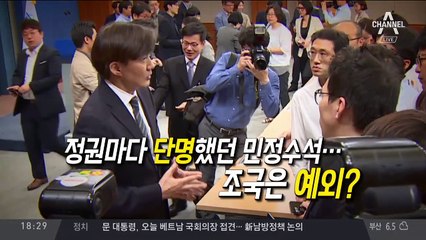 조국 재신임…‘부산파’의 힘?