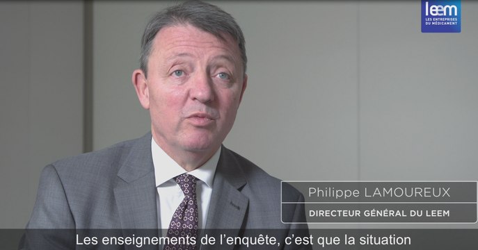 Essais cliniques : 9ème enquête sur l'attractivité de la France pour la recherche clinique - Interview de Philippe Lamoureux, directeur général du Leem