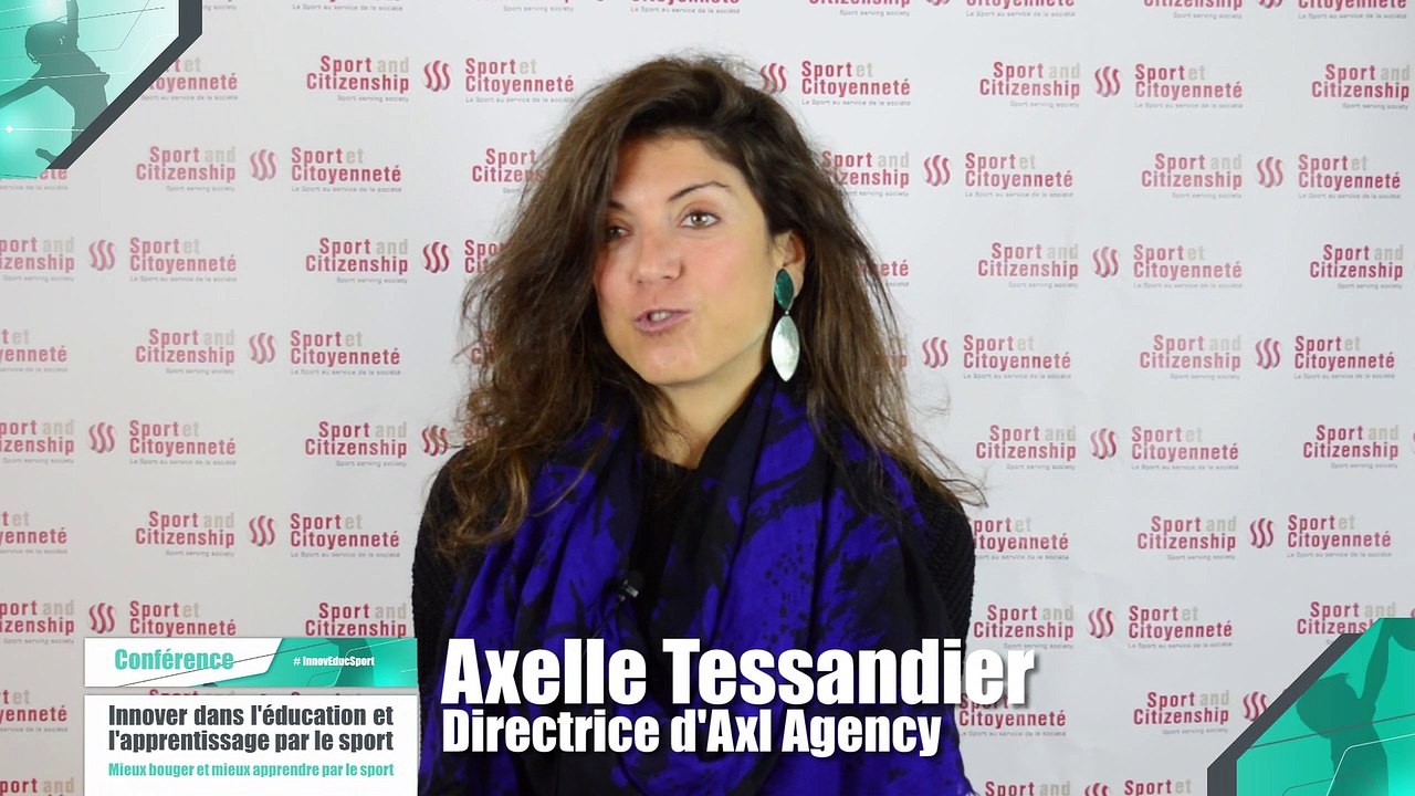 Colloque : Innover dans l'éducation et l'apprentissage par le sport -  Axelle Tessandier