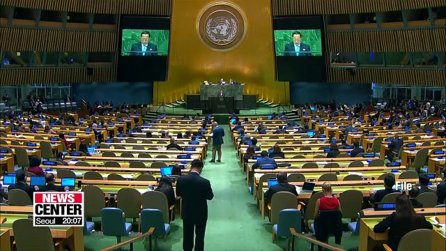 UN General Assembly adopts 3 resolutions urging North Korea's denuclearization