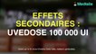 Uvedose 100 000 UI : les effets secondaires