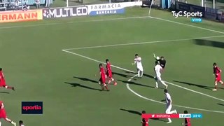 Dog saves goal off the line in Argentinian football match