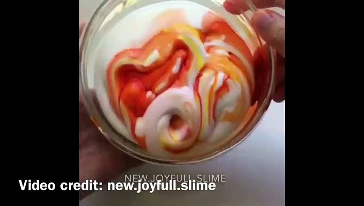 Satisfying Slime ASMR - Coloring Slime Compilation