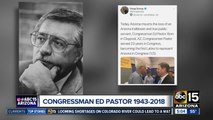 Memorial services for US Rep. Ed Pastor set for Thursday, Friday