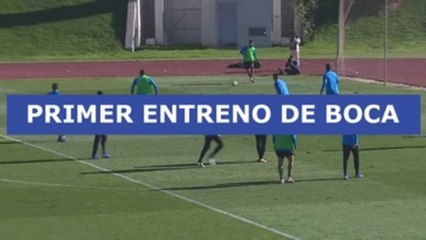 Boca Juniors completó su primer entrenamiento en Madrid